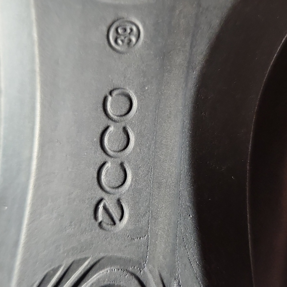 ECCO  WOMEN'S BLACK LOAFERS SIZE 39. - Picture 5 of 14